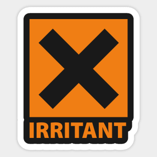 IRRITANT Sticker